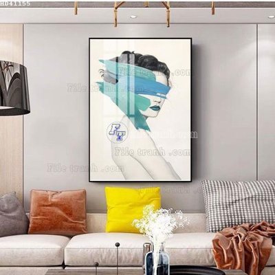 File gốc File bộ tranh treo hiện đại HD41155 (phong cách) tối giản