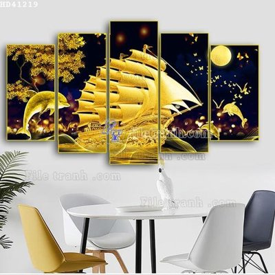 File PSD File bộ tranh treo hiện đại HD41219 (bản gốc) đã tách nền