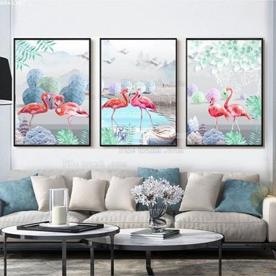 File gốc File bộ tranh treo hiện đại HD41257 (PNG) không nền chất lượng