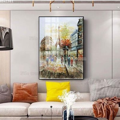 File tranh quảng cáo File bộ tranh treo hiện đại HD41351 (file gốc) chuyên nghiệp