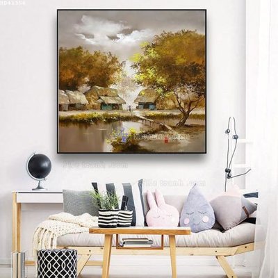 File gốc File bộ tranh treo hiện đại HD41356 (trang trí) cho phòng khách