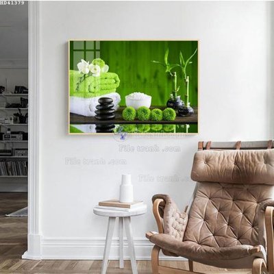 File in trần File bộ tranh treo hiện đại HD41379 (bản gốc) hoa văn