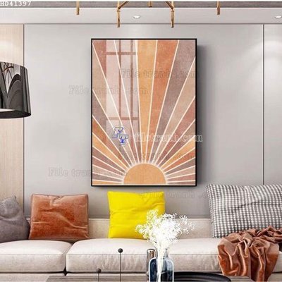 File tranh gốc File bộ tranh treo hiện đại HD41397 chủ đề hiện đại