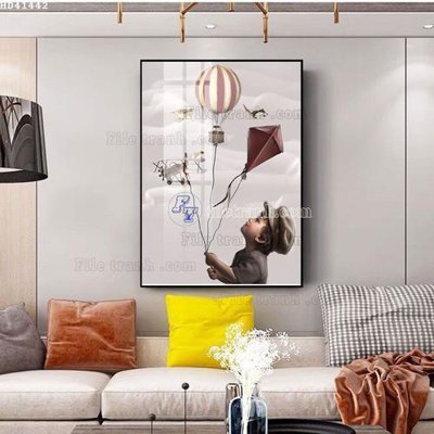 File in trần File bộ tranh treo hiện đại HD41442 (bản gốc) phong cảnh