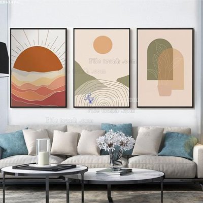 File PSD File bộ tranh treo hiện đại HD41476 (gốc) cho in quảng cáo