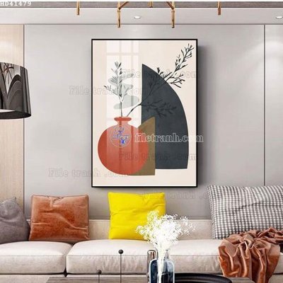 File tranh gốc File bộ tranh treo hiện đại HD41479 (bản quyền) Filetranh.com