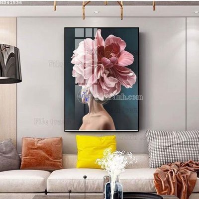 Tải file File bộ tranh treo hiện đại HD41536 (gốc) chủ đề tâm linh