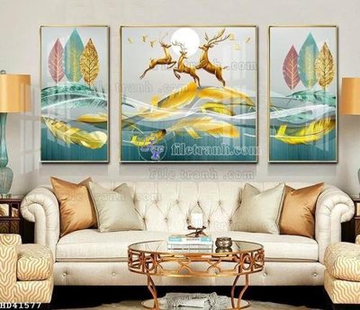 File gốc File bộ tranh treo hiện đại HD41577 (PNG) nền trong suốt