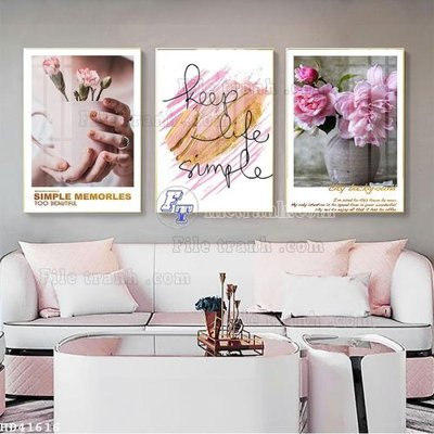 Tải file File bộ tranh treo hiện đại HD41616 (gốc) làm file in ấn