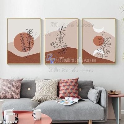 Tải file File bộ tranh treo hiện đại HD41620 (PSD) cho in tranh kính