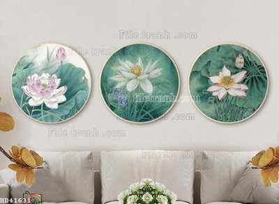 File tranh File bộ tranh treo hiện đại HD41631 (gốc) in backlit film