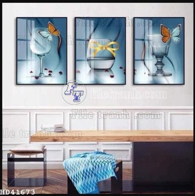 Tệp tin gốc File bộ tranh treo hiện đại HD41673 (dùng cho in) File bộ tranh treo hiện đại HD41673