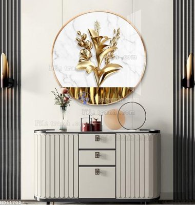 File in trần File bộ tranh treo hiện đại HD41702 (bản gốc) mây trời