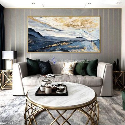 Ảnh gốc File bộ tranh treo hiện đại HD41749 (nét căng) in mica