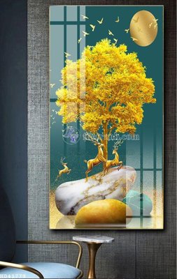 File tranh File bộ tranh treo hiện đại HD41779 (gốc) phong cách tối giản