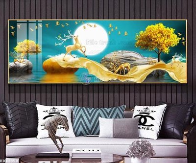 Download file File bộ tranh treo hiện đại HD41850 (gốc) in mica bàn thờ