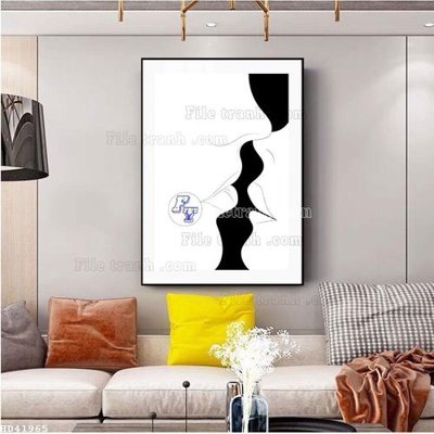 File gốc File bộ tranh treo hiện đại HD41965 (in mica) làm quà tặng