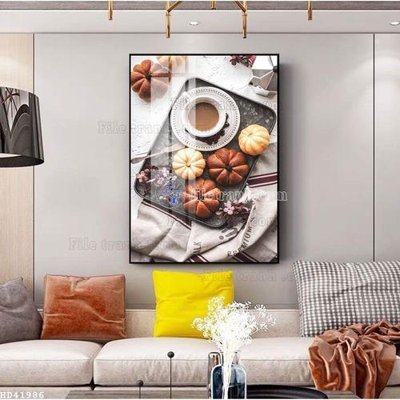 Download file gốc File bộ tranh treo hiện đại HD41986 (in lụa) hoa lá