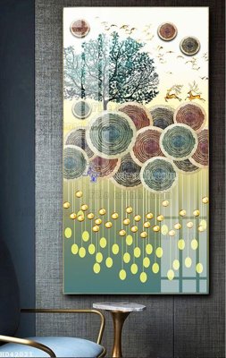 File tranh gốc File bộ tranh treo hiện đại HD42021 chủ đề hiện đại