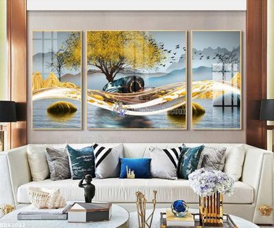 File gốc File bộ tranh treo hiện đại HD42022 (ảnh rõ nét) để in