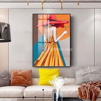 Download file gốc File bộ tranh treo hiện đại HD42048 (in mica) trong suốt