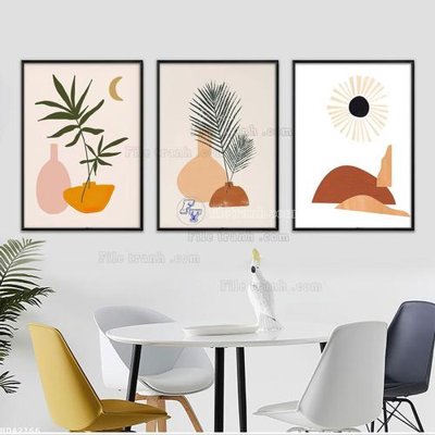 File in trần File bộ tranh treo hiện đại HD42166 (file gốc) chủ đề vũ trụ