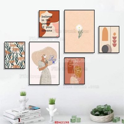 File gốc File tranh hiện đại treo tường HD42198 (trang trí) phòng trẻ em