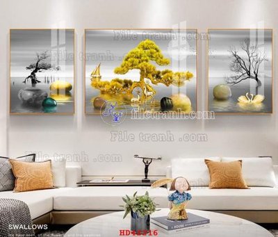 File gốc File tranh hiện đại treo tường HD42216 (cho in ấn) từ kho Filetranh