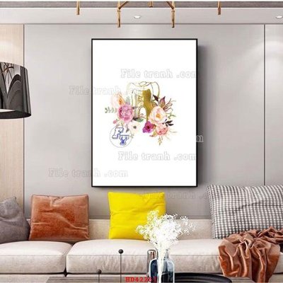 File gốc File tranh hiện đại treo tường HD42251 (ảnh chi tiết) để in lụa