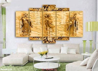 File gốc Tranh bộ hiện đại HD4244 (cho in ấn) độc quyền