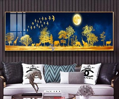 File gốc File tranh hiện đại treo tường HD42483 (in tráng gương) ốp tường