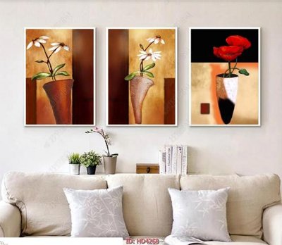 File tranh Tranh bộ hiện đại HD4268 (gốc) in film