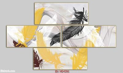 Tải file gốc in lụa Tranh bộ hiện đại HD4391 siêu nét