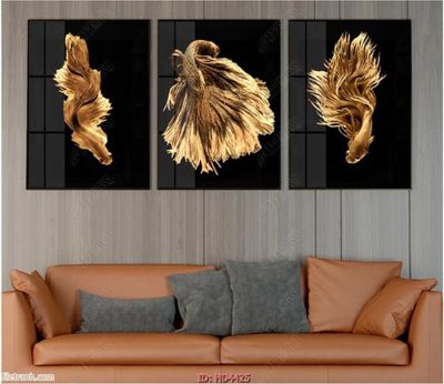 File in trần Tranh bộ hiện đại HD4425 (bản gốc) đại dương