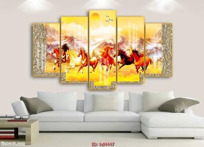 Tải file Tranh bộ hiện đại HD4447 (ảnh gốc) in tráng gương