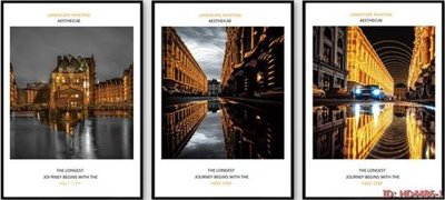 File tranh Tranh bộ hiện đại HD4486 (gốc) in film