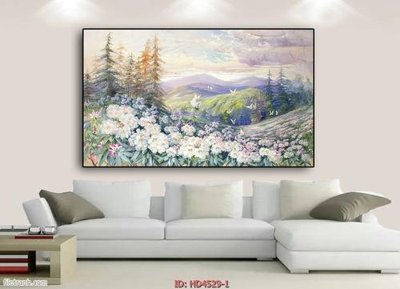 File in trần Tranh bộ hiện đại HD4529 (file gốc) phong thủy