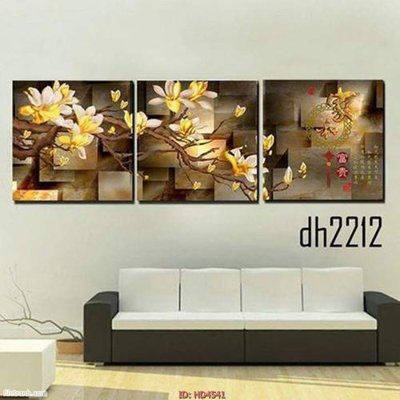 File gốc Tranh bộ hiện đại HD4541 (in lụa) tranh thuận buồm