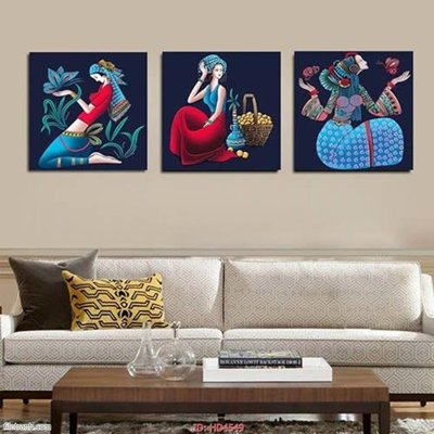 File ảnh Tranh bộ hiện đại HD4549 (gốc) in standee