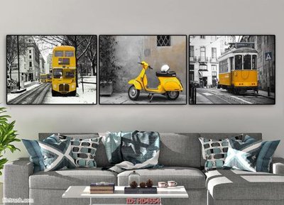 File tranh Tranh bộ hiện đại HD4554 (ảnh gốc) sắc nét hoàn hảo