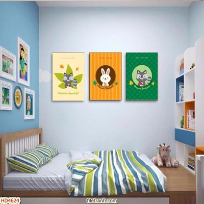 Tải file Tranh bộ hiện đại HD4624 (gốc) để in ấn ngay