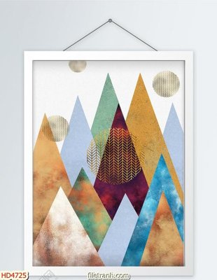 File PSD Tranh bộ hiện đại HD4725 (bản gốc) dễ dàng edit