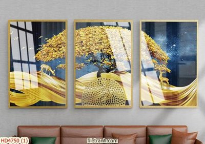 Download file tranh PSD Tranh bộ hiện đại HD4750 để chỉnh sửa