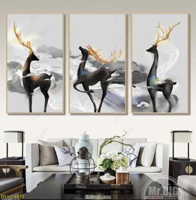 File PSD Tranh bộ hiện đại HD4879 (bản gốc) độ phân giải cao