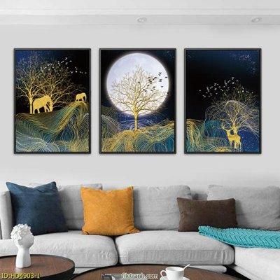 Chi tiết file tranh tráng gương File tranh bộ hiện đại HD4903 (ảnh gốc)