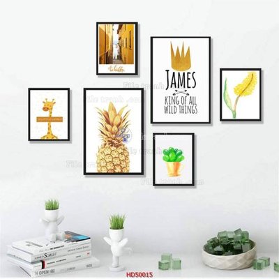 Tải file File tranh treo bộ 6 tấm bắc âu HD50015 (gốc) in ấn chất lượng