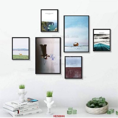 Tải file File tranh treo bộ 6 tấm bắc âu HD50044 (ảnh gốc) in gạch men