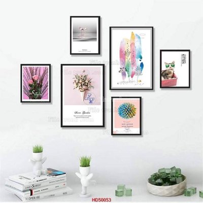 Download file ảnh gốc File tranh treo bộ 6 tấm bắc âu HD50053 để in ấn