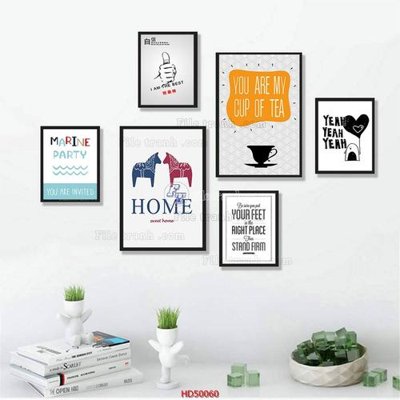 File ảnh File tranh treo bộ 6 tấm bắc âu HD50060 (gốc) in standee