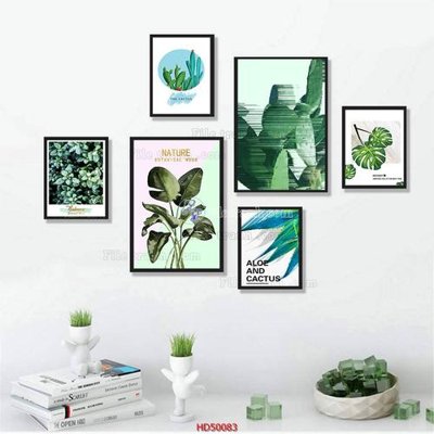File in mica File tranh treo bộ 6 tấm bắc âu HD50083 (ảnh gốc) đẹp